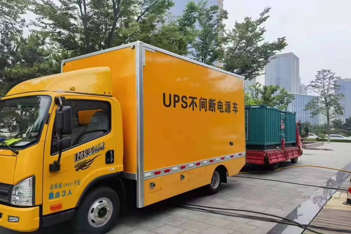 彭泽发电机租赁施工现场